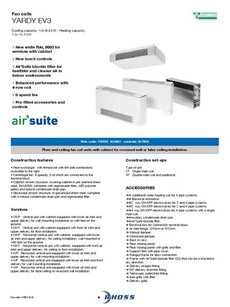 electrical box fan coil ev 9 13 pdf data sheet|yardy i ev3 coils.